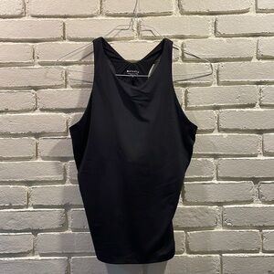 Women’s Black Athleta Tank Top with built in shelf bra, XL, never worn